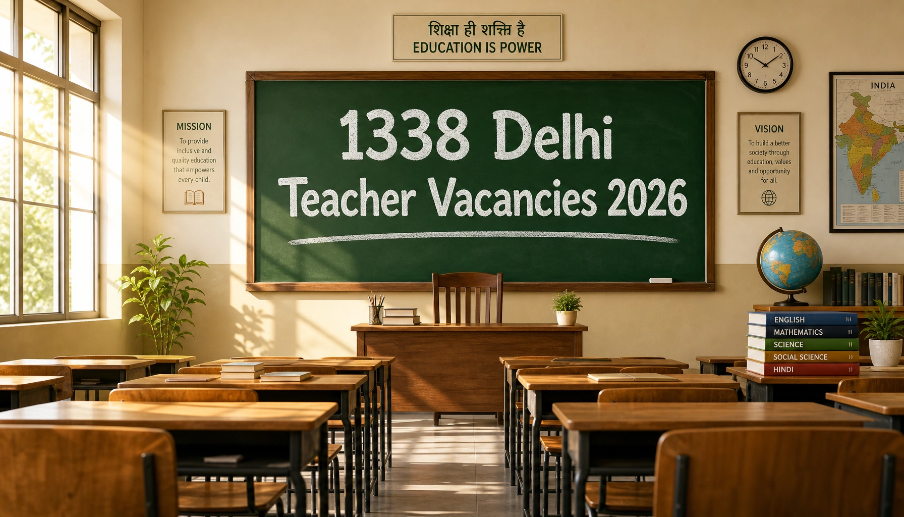 Step-by-Step Guide: Applying for 1338 Delhi Teacher Vacancies 2026 (Subject-Wise Lecturer Posts)