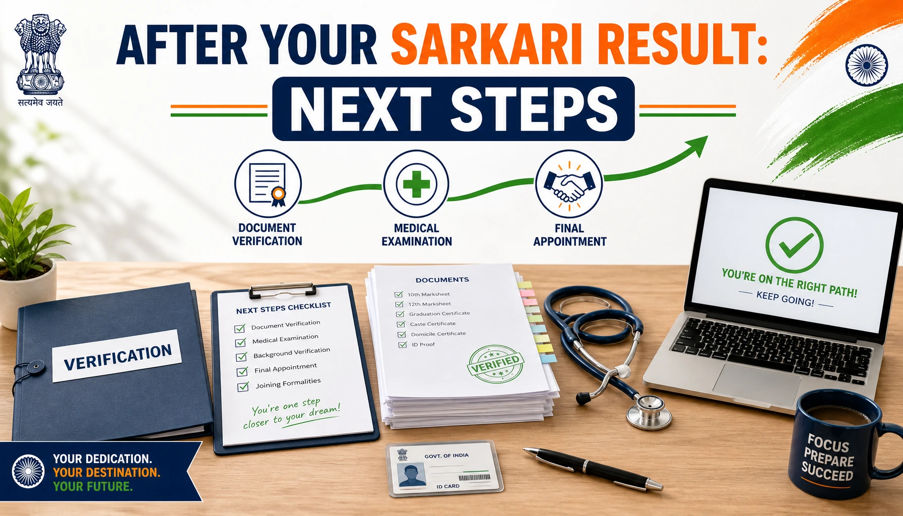 What to Do After Your Sarkari Result Is Declared: Document Verification, Medical & Joining Process