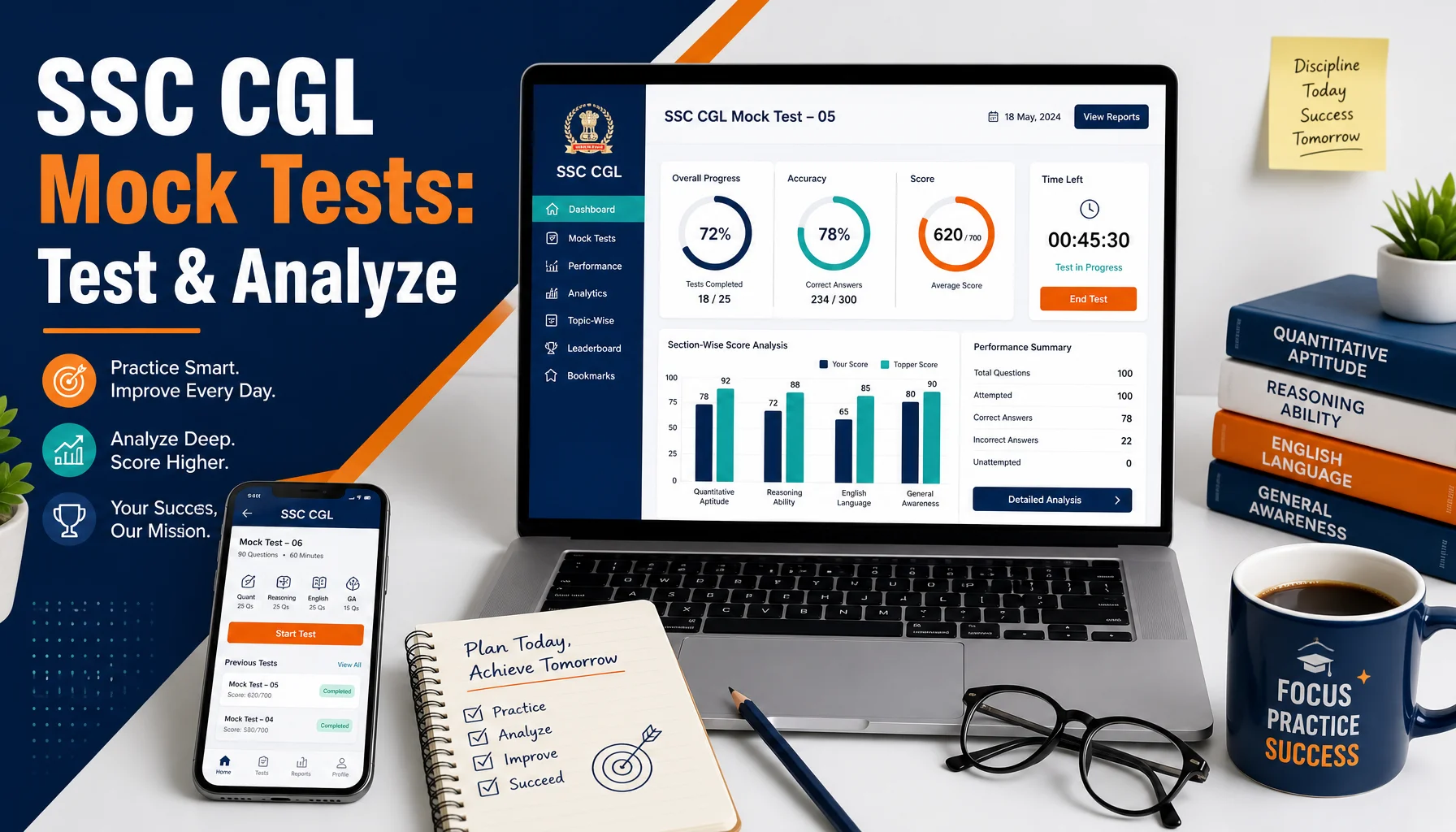 Best Online Mock Test Platforms for SSC CGL and How to Analyze Them